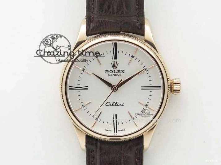 MiroTime 0504 DateJust 31 278271 ARF 1:1 Best Edition 904L Steel Brown Roman Diamonds Dial on SS RG Oyster Bracelet ETA SmartChoice 520